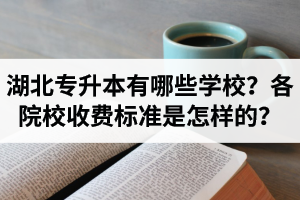 湖北專升本有哪些學(xué)校？各院校收費(fèi)標(biāo)準(zhǔn)是怎樣的？