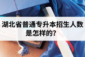 湖北省普通專升本招生人數(shù)是怎樣的？