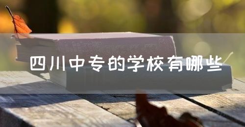 四川中專的學校有哪些(圖1)